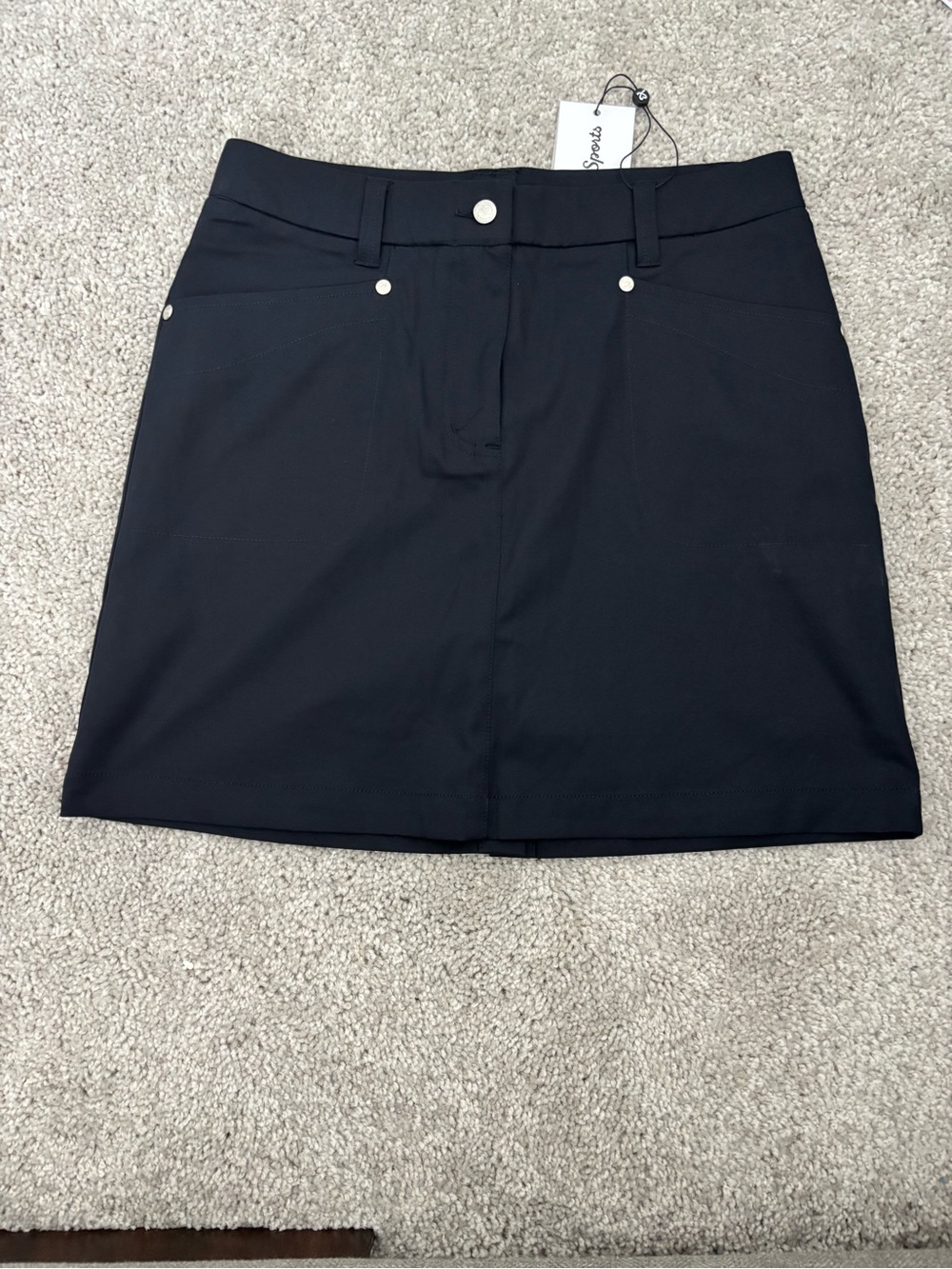 Daily Sports Black Mini Skirt
